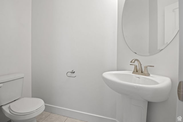 274 W 530 N Unit 329, Vineyard, UT 84059 - bathroom with tile patterned floors, toilet, and baseboards