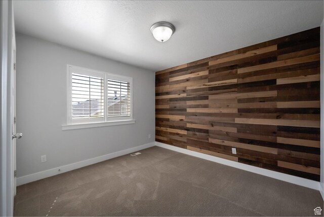 2185 W Crestview Dr, Lehi, UT 84043 - unfurnished room with wooden walls, baseboards, and carpet