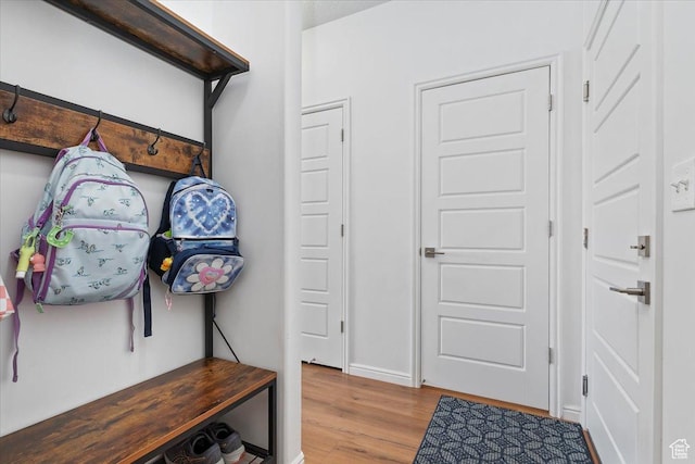 1252 W Cinch Way S, Bluffdale, UT 84065 - mudroom with wood finished floors