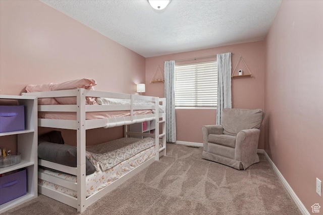 1252 W Cinch Way S, Bluffdale, UT 84065 - carpeted bedroom with a textured ceiling and baseboards