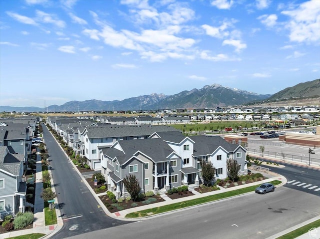 1252 W Cinch Way S, Bluffdale, UT 84065 - aerial perspective of suburban area featuring mountains
