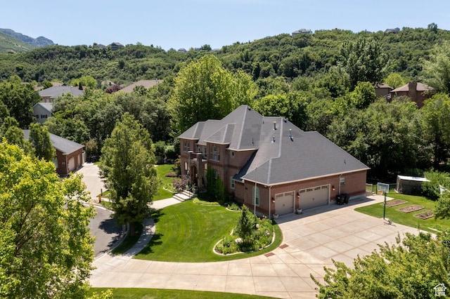8149 S 2425 E, South Weber, UT 84405 - view from above of property with a forest