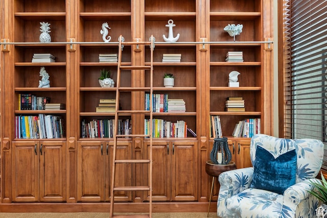 8149 S 2425 E, South Weber, UT 84405 - sitting room featuring built in shelves