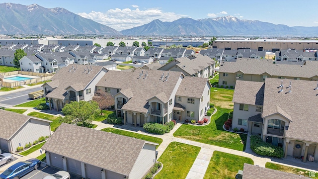 2515 W 450 S Unit 7, Springville, UT 84663 - aerial perspective of suburban area featuring a mountain backdrop