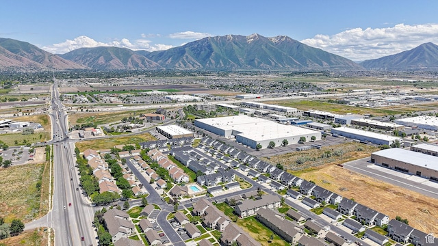 2515 W 450 S Unit 7, Springville, UT 84663 - aerial view of property and surrounding area with a mountain backdrop