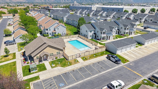 2515 W 450 S Unit 7, Springville, UT 84663 - bird's eye view of a pool area and a mountainous background