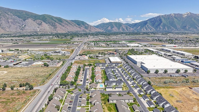2515 W 450 S Unit 7, Springville, UT 84663 - aerial view of property and surrounding area featuring a mountain backdrop