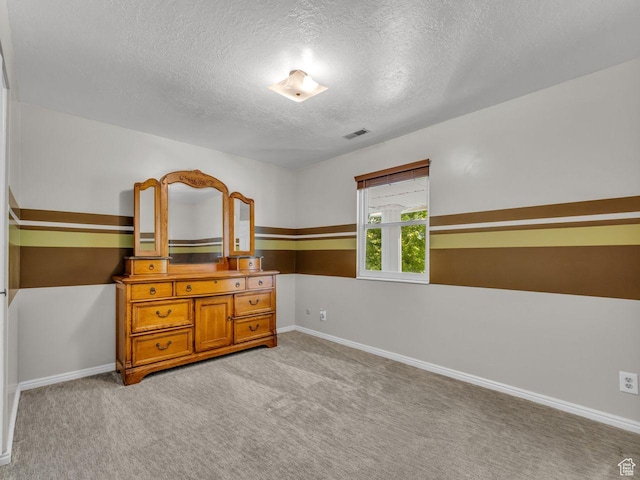 6386 S Lombardy Dr, Cottonwood Heights, UT 84121 - bedroom featuring a textured ceiling, baseboards, and light colored carpet