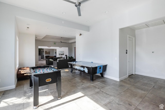 266 N 2020 W # 74, Hurricane, UT 84737 - playroom featuring baseboards and a ceiling fan