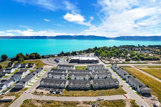 356 W Oregon Trail Dr Unit 100, Garden City, UT 84028 - aerial view of residential area with a water and mountain view