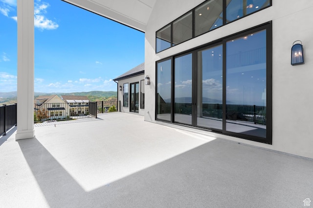 3851 W Box Elder Cir, Alpine, UT 84004 - view of patio / terrace featuring a mountain view