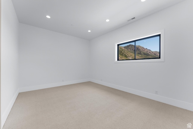 3851 W Box Elder Cir, Alpine, UT 84004 - empty room with light colored carpet, recessed lighting, and baseboards