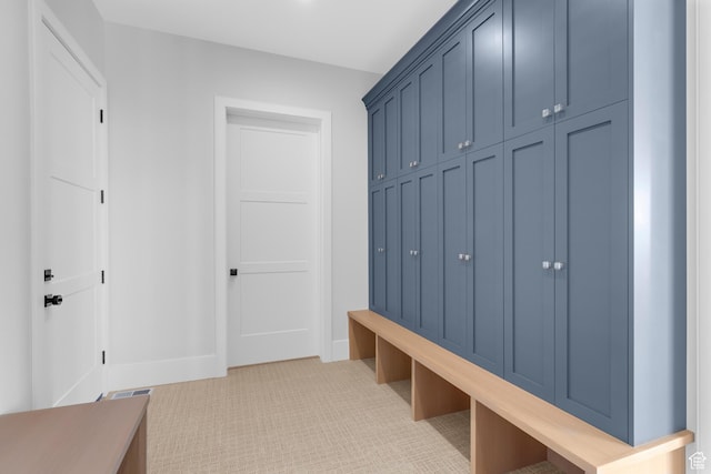 3851 W Box Elder Cir, Alpine, UT 84004 - mudroom with light colored carpet and baseboards