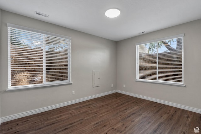 1754 E Cedar Trails Way, Eagle Mountain, UT 84005 - unfurnished room featuring wood finished floors and baseboards