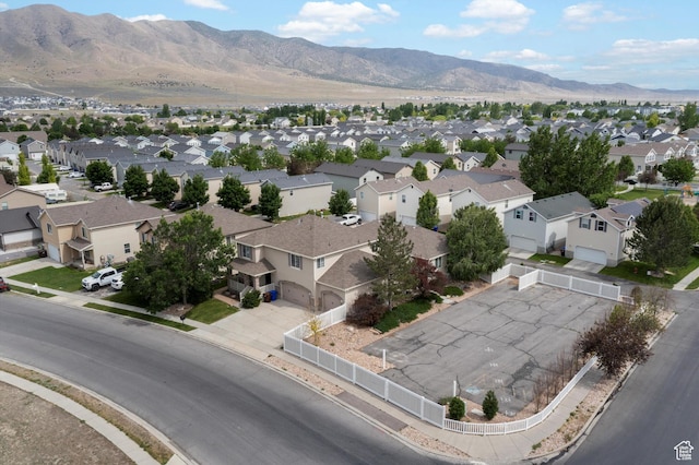 1754 E Cedar Trails Way, Eagle Mountain, UT 84005 - aerial perspective of suburban area featuring mountains