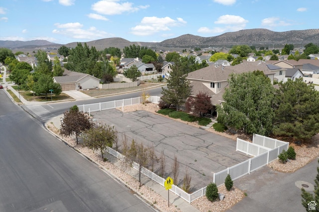 1754 E Cedar Trails Way, Eagle Mountain, UT 84005 - aerial view of residential area featuring a mountain backdrop
