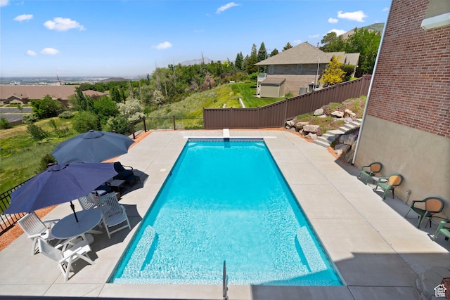 4715 S 1500 E, Ogden, UT 84403 - view of swimming pool featuring a patio area