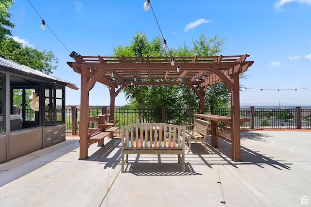 4715 S 1500 E, Ogden, UT 84403 - view of patio with a pergola