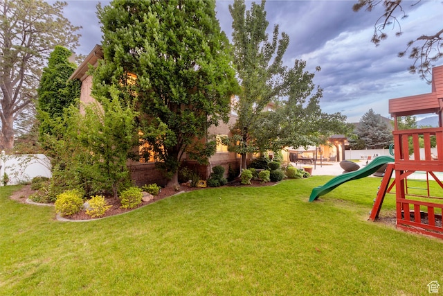 13279 S Berry Ln, Draper, UT 84020 - view of yard with a playground