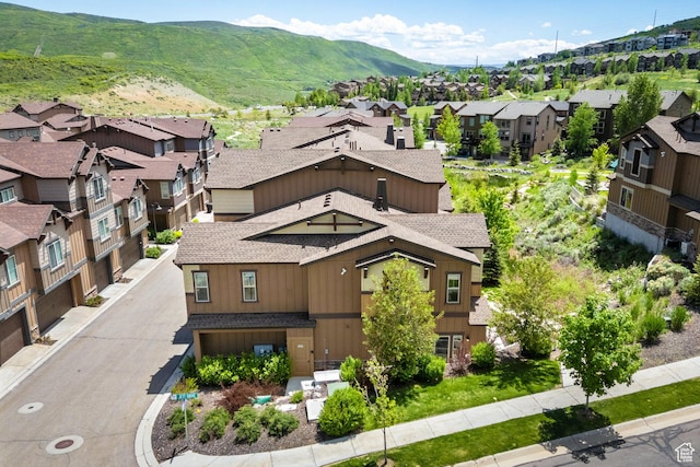 13609 N Hill Climb Ln, Kamas, UT 84036 - aerial view of residential area featuring mountains