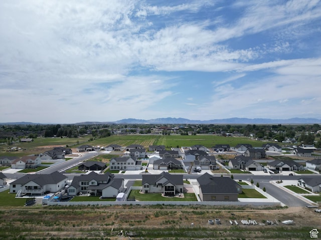 1852 N 4100 W, Plain City, UT 84404 - aerial perspective of suburban area featuring mountains