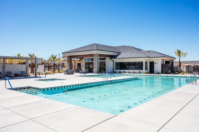 1210 W Ledgerwood Dr, St George, UT 84790 - community pool featuring a patio area