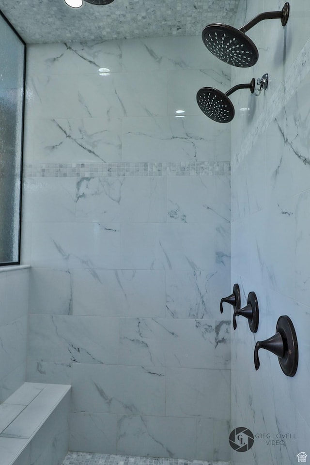 692 E 5020 N, Enoch, UT 84721 - bathroom view of a marble finish shower