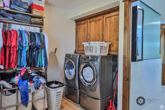 692 E 5020 N, Enoch, UT 84721 - laundry room with washer and dryer and cabinet space