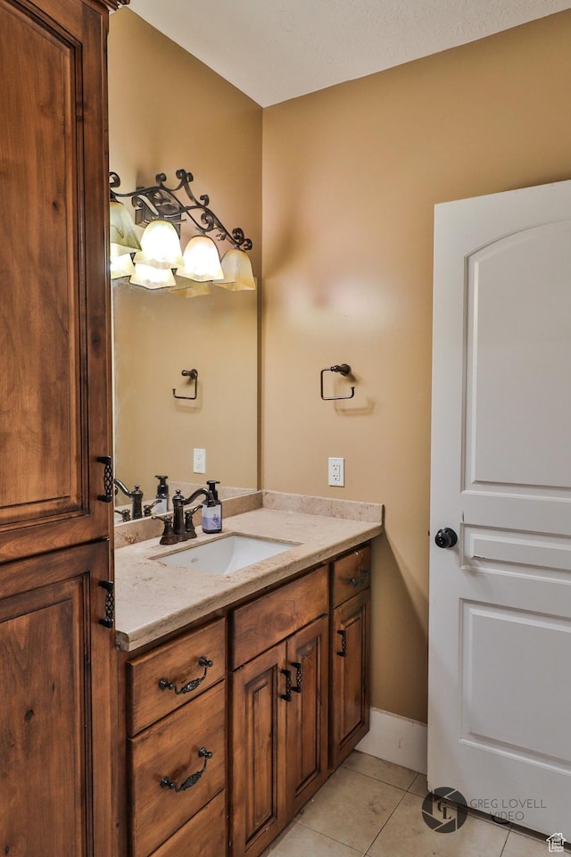 692 E 5020 N, Enoch, UT 84721 - bathroom featuring vanity and tile patterned floors