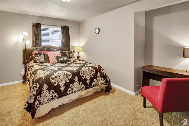 2118 W Foxwood St, West Haven, UT 84401 - carpeted bedroom with a textured ceiling and baseboards