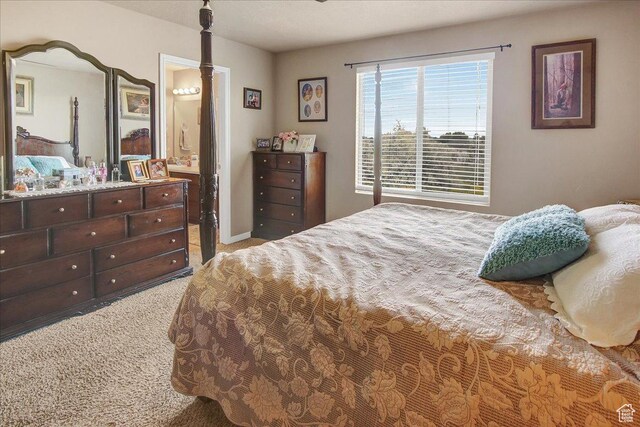 2118 W Foxwood St, West Haven, UT 84401 - bedroom with carpet floors and ensuite bath