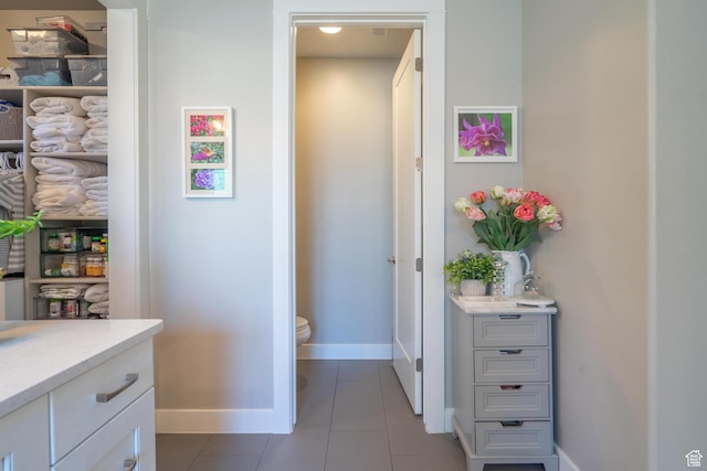 2573 S 3160 E, St George, UT 84790 - corridor featuring baseboards and tile patterned flooring
