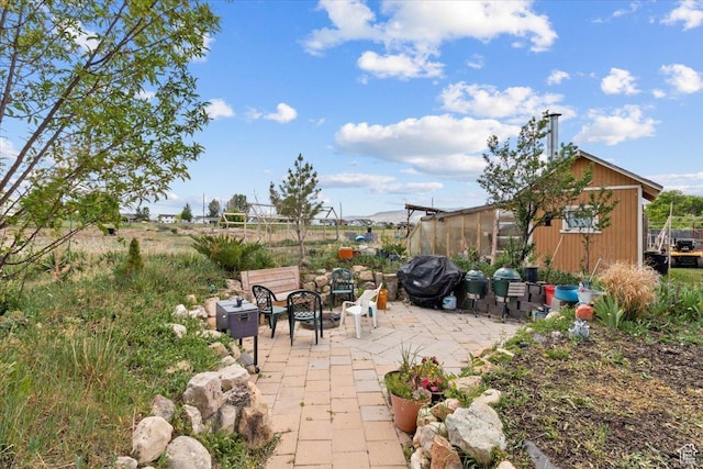 125 W 300 S, Ephraim, UT 84627 - view of patio with area for grilling and a fire pit