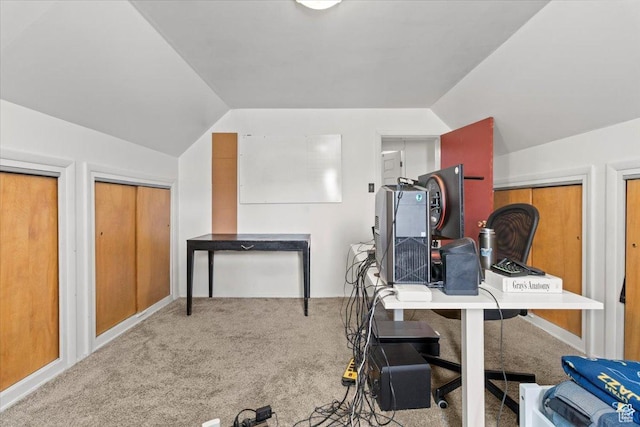 125 W 300 S, Ephraim, UT 84627 - exercise area featuring lofted ceiling and carpet floors