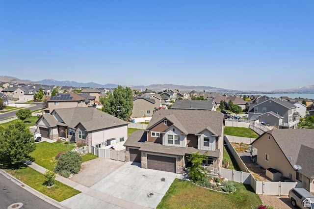 78 W Wildflower Dr, Saratoga Springs, UT 84045 - aerial perspective of suburban area with mountains