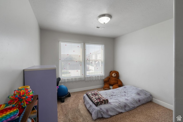78 W Wildflower Dr, Saratoga Springs, UT 84045 - carpeted bedroom with baseboards and a textured ceiling