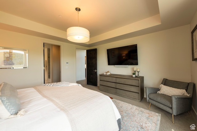 6650 Golden Bear Loop, Park City, UT 84098 - bedroom with carpet and a tray ceiling