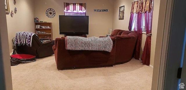 1559 S 2950 W, Vernal, UT 84078 - living area with light carpet and healthy amount of natural light