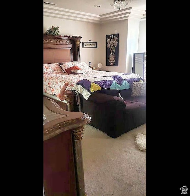 1559 S 2950 W, Vernal, UT 84078 - carpeted bedroom with ornamental molding