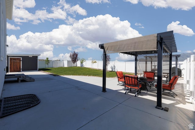 7709 N Seabiscuit Rd, Eagle Mountain, UT 84005 - view of patio with outdoor dining space
