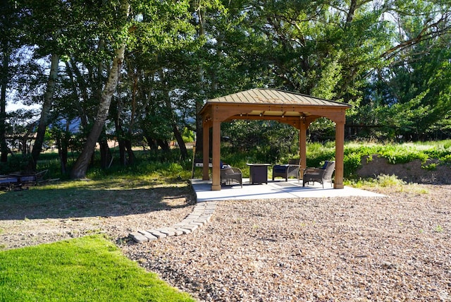 115 W 200 S, Wales, UT 84667 - view of property's community with a gazebo and a patio area