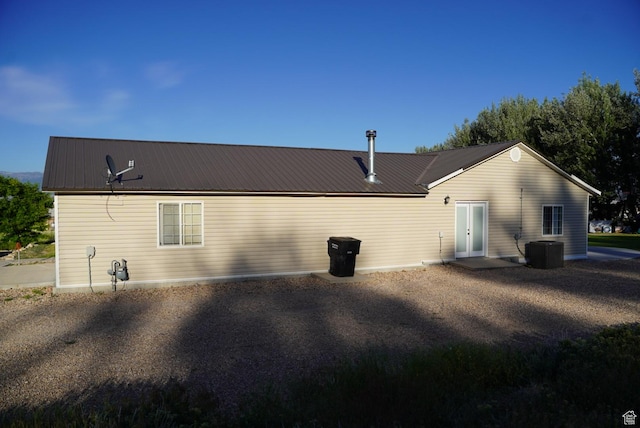 115 W 200 S, Wales, UT 84667 - back of property featuring central AC unit and metal roof