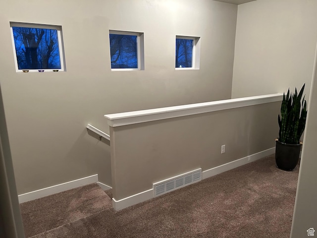 9681 S Zakro Ln, South Jordan, UT 84095 - corridor with carpet, baseboards, and an upstairs landing