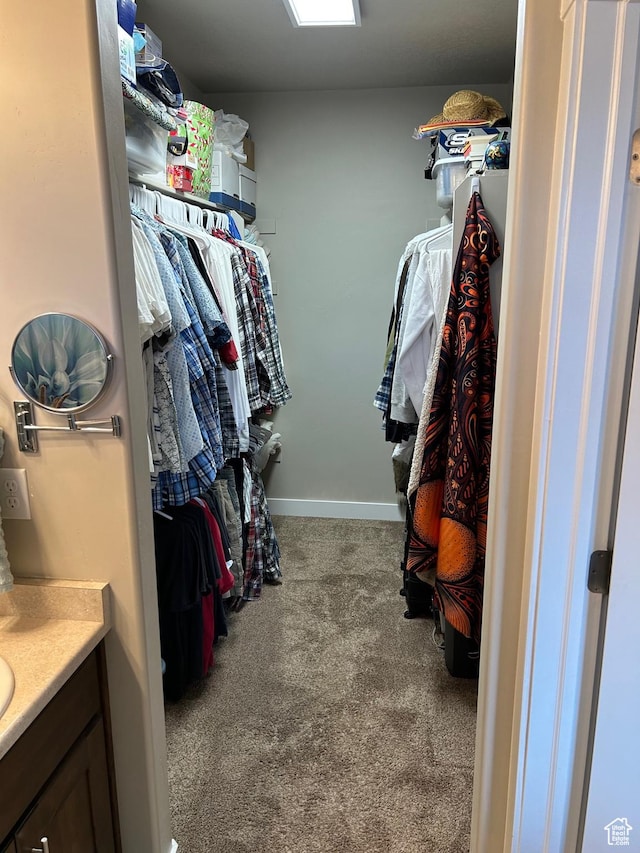9681 S Zakro Ln, South Jordan, UT 84095 - spacious closet with carpet flooring
