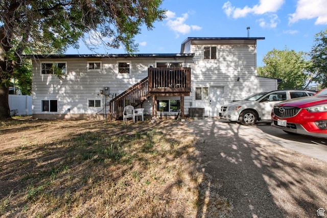 480 S 1160 W, Orem, UT 84058 - back of property with stairway and central AC