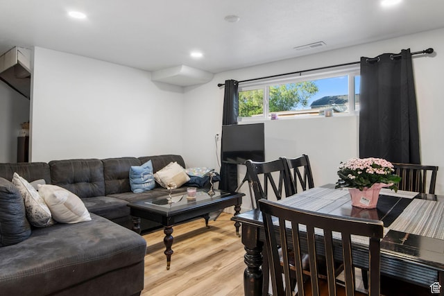 480 S 1160 W, Orem, UT 84058 - living area featuring wood finished floors and recessed lighting
