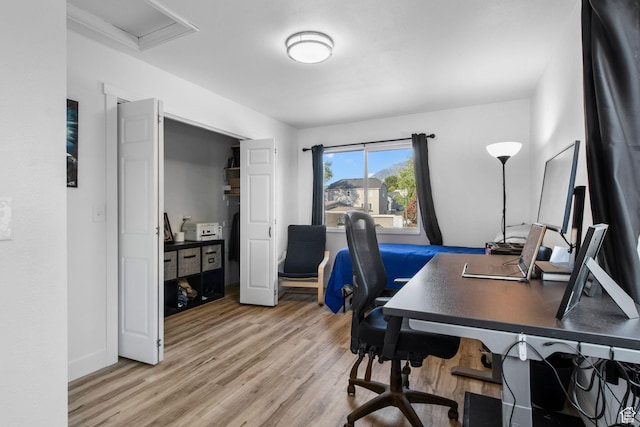 480 S 1160 W, Orem, UT 84058 - office area with light wood-style flooring and baseboards