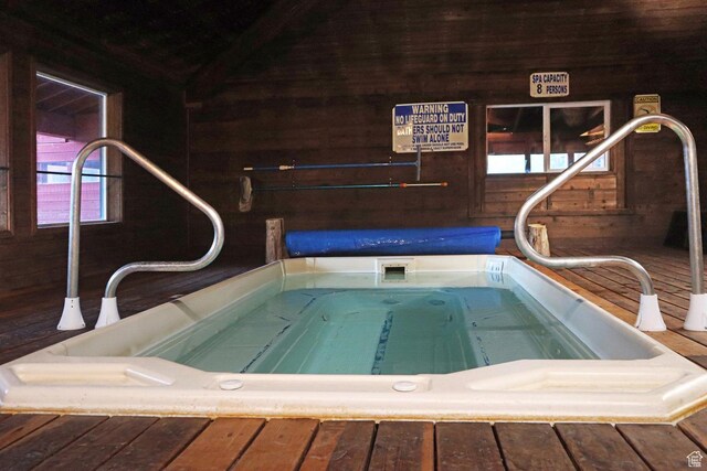 407 S Vasels Rd Unit 27, Brian Head, UT 84719 - view of pool featuring an indoor hot tub