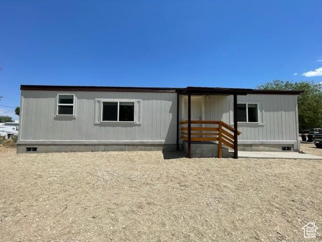 380 W Main, Myton, UT 84052 - manufactured / mobile home featuring crawl space