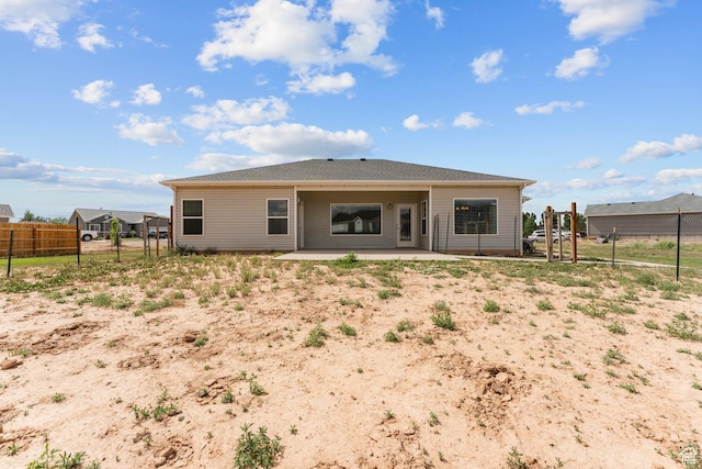 4236 N 2375 W, Cedar City, UT 84721 - rear view of house with a patio